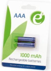 Energenie GEMBIRD NiMH nabíjecí baterie AAA 1000mAh 2ks