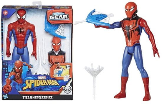 MARVEL Spiderman 30 cm Figurka s přislušenstvím Blast Gear od Hasbro.