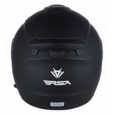 RSA Vyklápěcí přilba na motorku Rival černá matná Velikost: 2XL