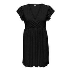 Jacqueline de Yong Dámské šaty JDYCATHINKA Loose Fit 15288288 Black (Velikost M)