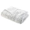 EMOS pohovka přehoz na postel, bílá, 130 x 160 cm