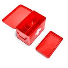 Zeller červená kovová lékárnička, 32 x 20 x 20 cm