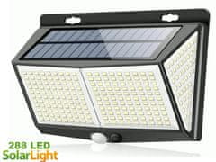 Solární LED svítidlo SL-288 - pohybový senzor, 288 LED