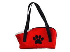 Warrior Dog Přepravní taška pro psa - Pacička, červená
