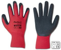 Bradas Ochranné latexové rukavice PERFECT GRIP RED, velikost 7