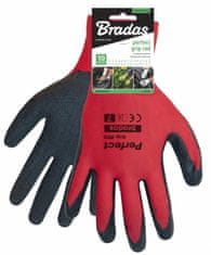 Bradas Ochranné latexové rukavice PERFECT GRIP RED, velikost 7