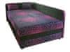 POSTELEXPRES EXTÁZE čalouněná válenda 120x200, pružinová matrace v ceně