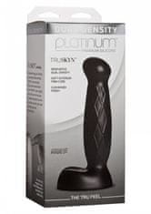 Doc Johnson Platinum Premium Silicone The Tru Feel / silikonové dildo 17 cm - Černá