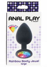 Toyjoy ToyJoy Rainbow Booty Jewel Large - analní silikonový