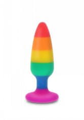 Toyjoy ToyJoy Hunk Plug Large (Rainbow) - analní silikonový kolík
