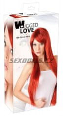 Wigged Love Dámská paruka - červená, dlouhá, hladká
