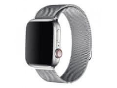 Bomba Módní Milánský řemínek pro Apple Watch Barva: Stříbrná, Velikost ciferníku Apple watch: 38/40/41mm