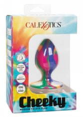 California Ex Novel CalExotics Cheeky Medium Tie-Dye Plug - analní silikonový kolík