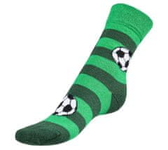 Bellatex Ponožky dětské Fotbal - 25-29 - zelená