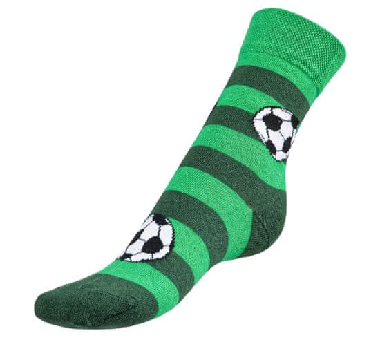 Bellatex Ponožky dětské Fotbal - 20-24 - zelená