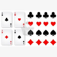 Caketools Jedlý papír "hrací karty 3 " - A4