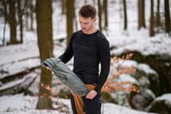 Husky Merino termoprádlo Pánské triko s dlouhým rukávem tm. modrá (Velikost: XXL)