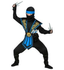 Widmann Kostým nindži se zbraní modrá, 158