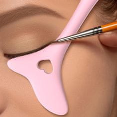 Northix Multifunkční make-up Tool - Silikon - Růžová 