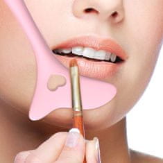 Northix Multifunkční make-up Tool - Silikon - Růžová 