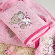 Eurofirany Dětský ručník Baby43 100x100 cm růžový