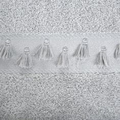 Eurofirany Osuška Anabel (02) 70x140 cm Stříbrná