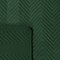 Eurofirany Přehoz na postel Sofie 170x210 cm Tmavě zelená