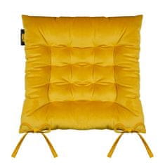 Eurofirany Velvet Chair Pillow" 40x40x6 cm Mustard "