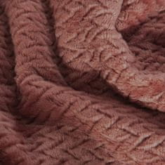 DESIGN 91 Jednobarevná deka - Cindy 3 růžová, š. 150 cm x d. 200 cm