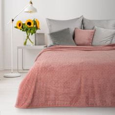 DESIGN 91 Jednobarevná deka - Cindy 4 růžová, š. 150 cm x d. 200 cm