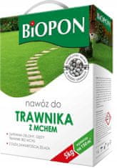 Biopon Hnojivo na trávníky s mechem 5 kg