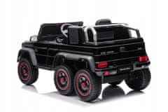 Lean-toys Auto na baterie Mercedes Benz G63 6X6 Black
