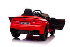 Lean-toys Akumulátorový vůz BMW M5 Red Lacquered
