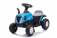 Lean-toys Bateriový traktor s přívěsem A009 modrý