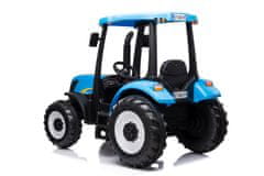 Lean-toys New Holland A011 Bateriový traktor Blue 2