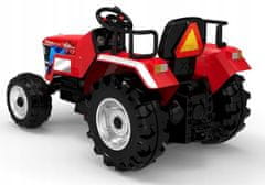 Lean-toys Bateriový traktor HL2788 2,4G červený