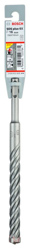 Bosch vrták do kladiv SDS plus-5X 16 × 150 × 210 mm 2608833825