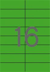 Apli Etiketa, 105 x 37 mm, zelená, 1600 ks/bal., 12979