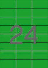 Apli Etiketa, 70 x 37mm, zelená, 480 ks/bal., 01594