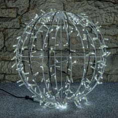 DecoLED DecoLED LED světelná koule, ledově bílá, pr. 80 cm
