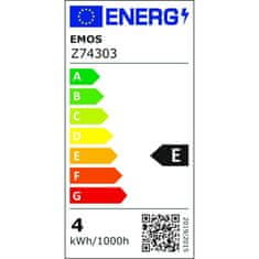 Emos EMOS LED žárovka Vintage G125 4W E27 teplá bílá plus 1525713230