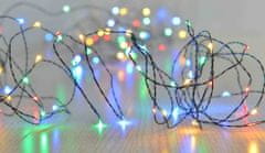 Giocoplast Giocoplast Světelný LED řetěz vnitřní, 80 LED multicolor, 8m