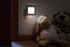 Paulmann PAULMANN noční světlo do zásuvky Esby hranaté bílá soumrakový senzor 924.93 P 92493 92493
