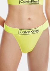 Calvin Klein Dámská tanga QF6774, Žlutá, L