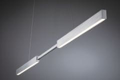 Paulmann PAULMANN SmartHome Zigbee LED závěsné svítidlo Aptare 18W stmívatelné hliník kartáčovaný kov 798.15 79815
