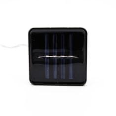 DecoLED Párty osvětlení - solar, 5 m, teple bílá, 10 diod, průhledné baňky