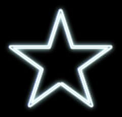 DecoLED DecoLED LED světelná hvězda, závěsná, pr. 80 cm, ledově bílá