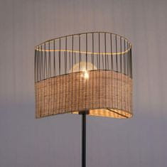 PAUL NEUHAUS LEUCHTEN DIREKT is JUST LIGHT Stojací svítidlo z kovu a dřeva v rustikálním vintage designu