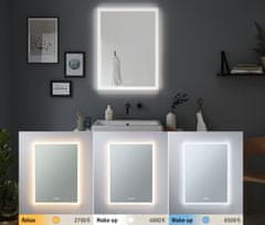 Paulmann PAULMANN HomeSpa LED zrcadlo s osvětlením Mirra hranaté IP44 zrcadlo/bílá 22W WhiteSwitch 789.51 78951