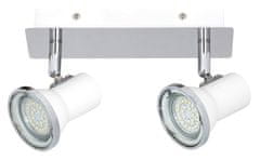 Rabalux  LED přisazené koupelnové bodové svítidlo Steve 2x4,5W | GU10 | 860lm | 4000K | IP44